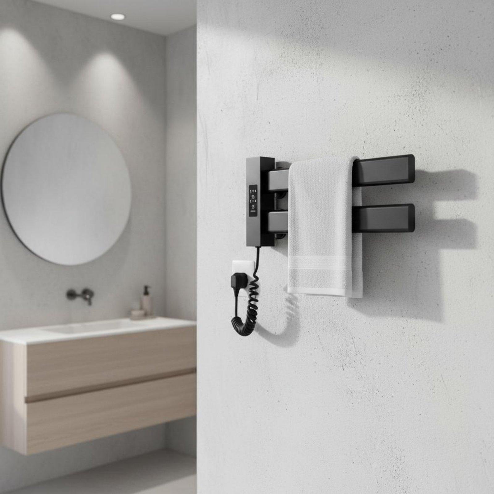 Towel Warmer Electric - Calentador de toallas inteligente de fácil