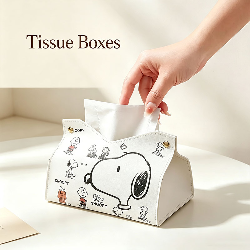 Home Bathroom Gadgets - Cajas de pañuelos de Snoopys, soporte