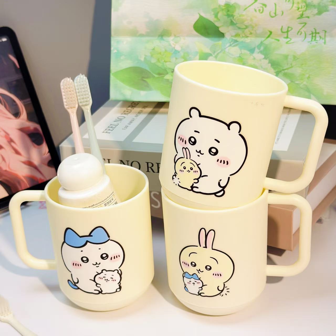 Home Bathroom Gadgets - Vaso de Plástico para Enjuague Bucal
