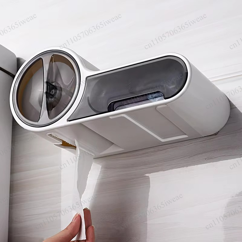 Toilet Paper Holder - Caja de almacenamiento de papel impermeable,