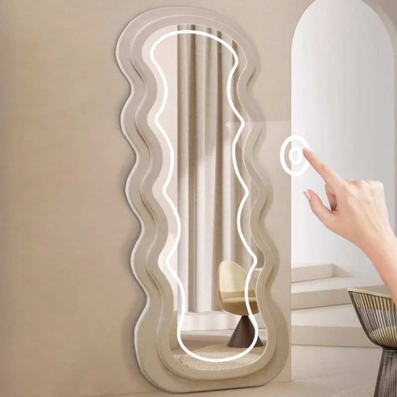 Bathroom Cabinet Mirror - Espejo de pie grande moderno de