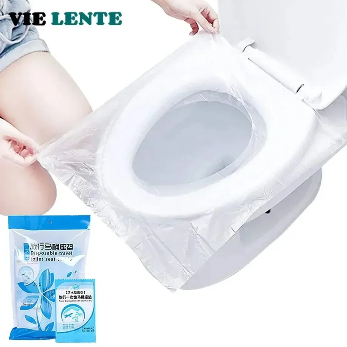 Home Bathroom Gadgets - 10/50 Uds. Cubierta de asiento de