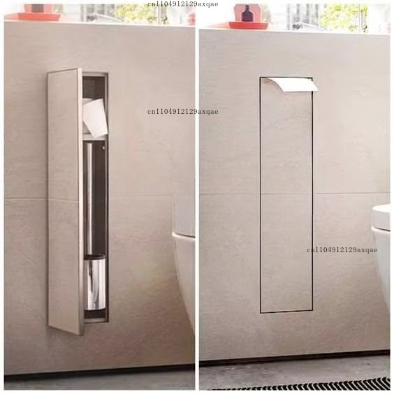 Toilet Paper Holder - Soporte oculto de acero inoxidable 304