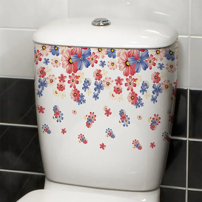 Home Bathroom Layout - Pegatina de flor de mariposa de
