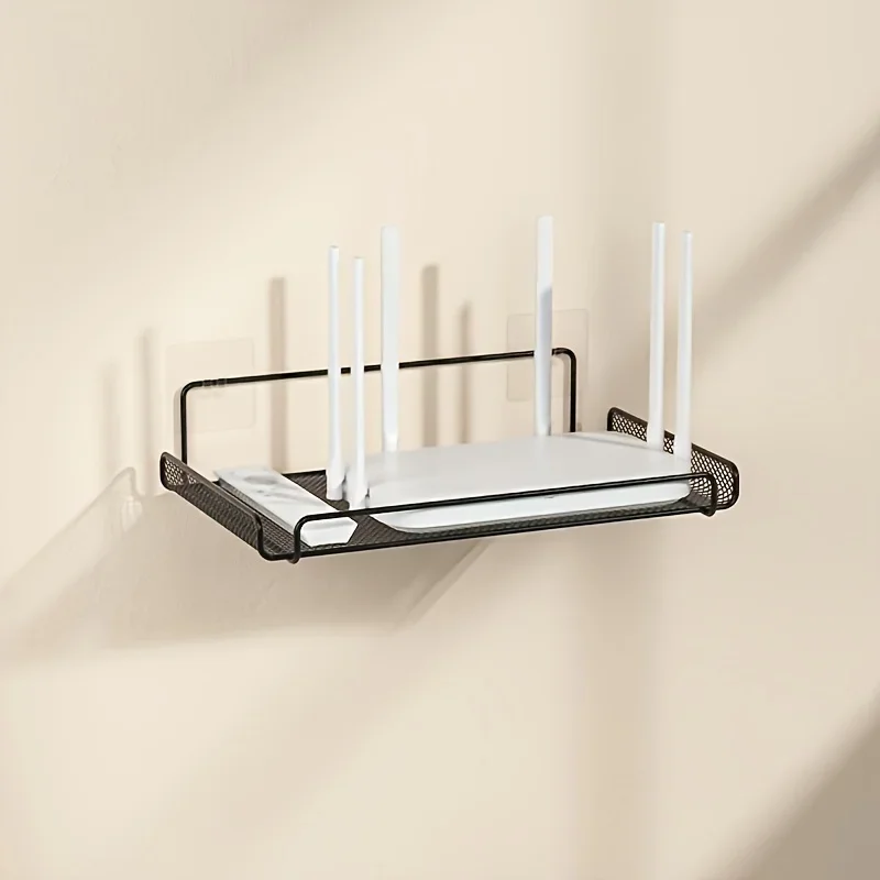 Home Bathroom Gadgets - Estante de Acero Inoxidable para Router,