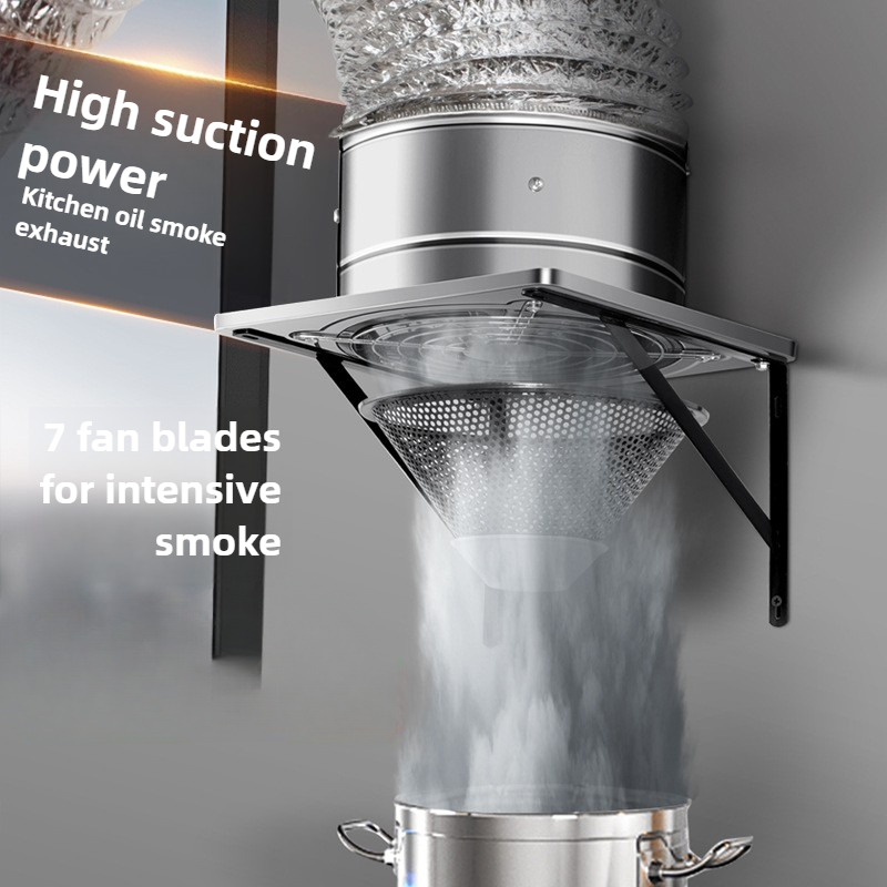 Home Bathroom Vent - Extractor de aire de 6/8 pulgadas,