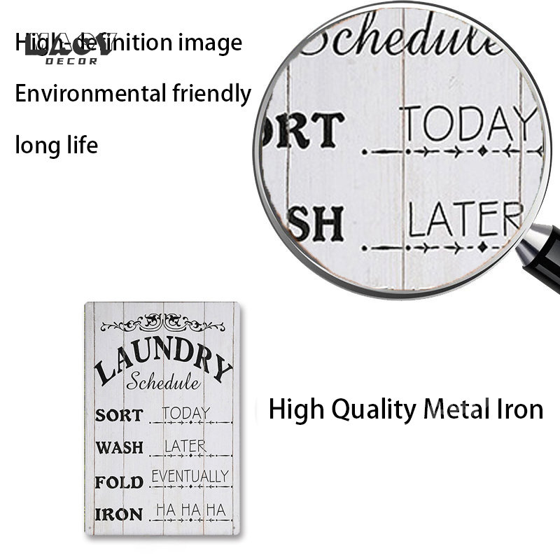 Letrero Metálico con Eslogan,  - Home Bathroom Wall Art reseña y precio