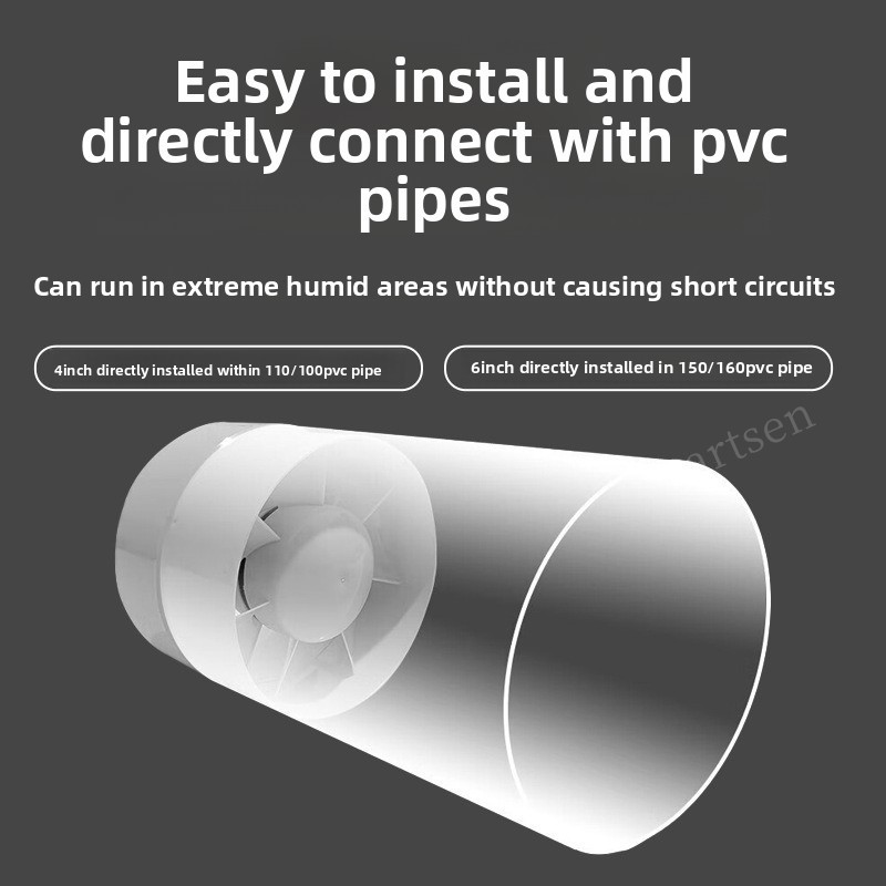 Ventilador de conducto en líne - Home Bathroom Vent reseña y precio