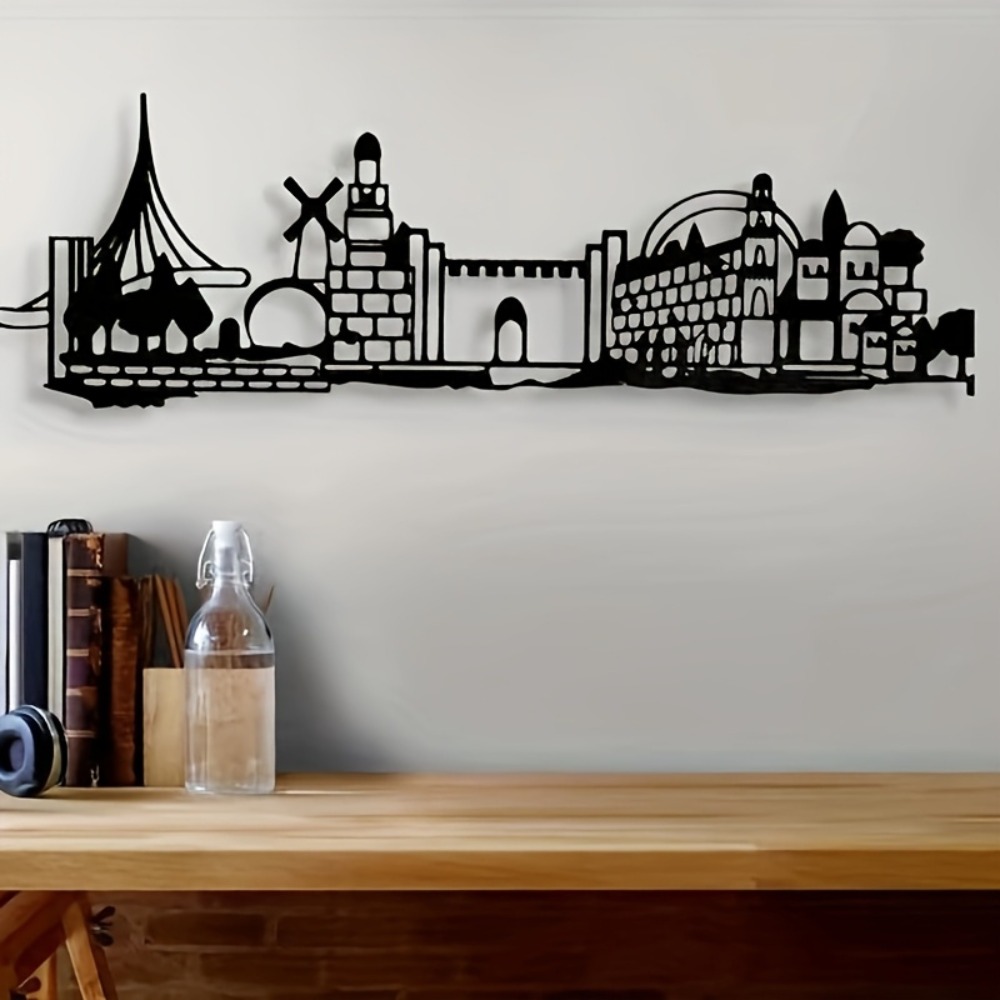 CIFBUY Arte de Pared Metálico, - Home & Bathroom Building Products Pte Ltd Reviews reseña y precio