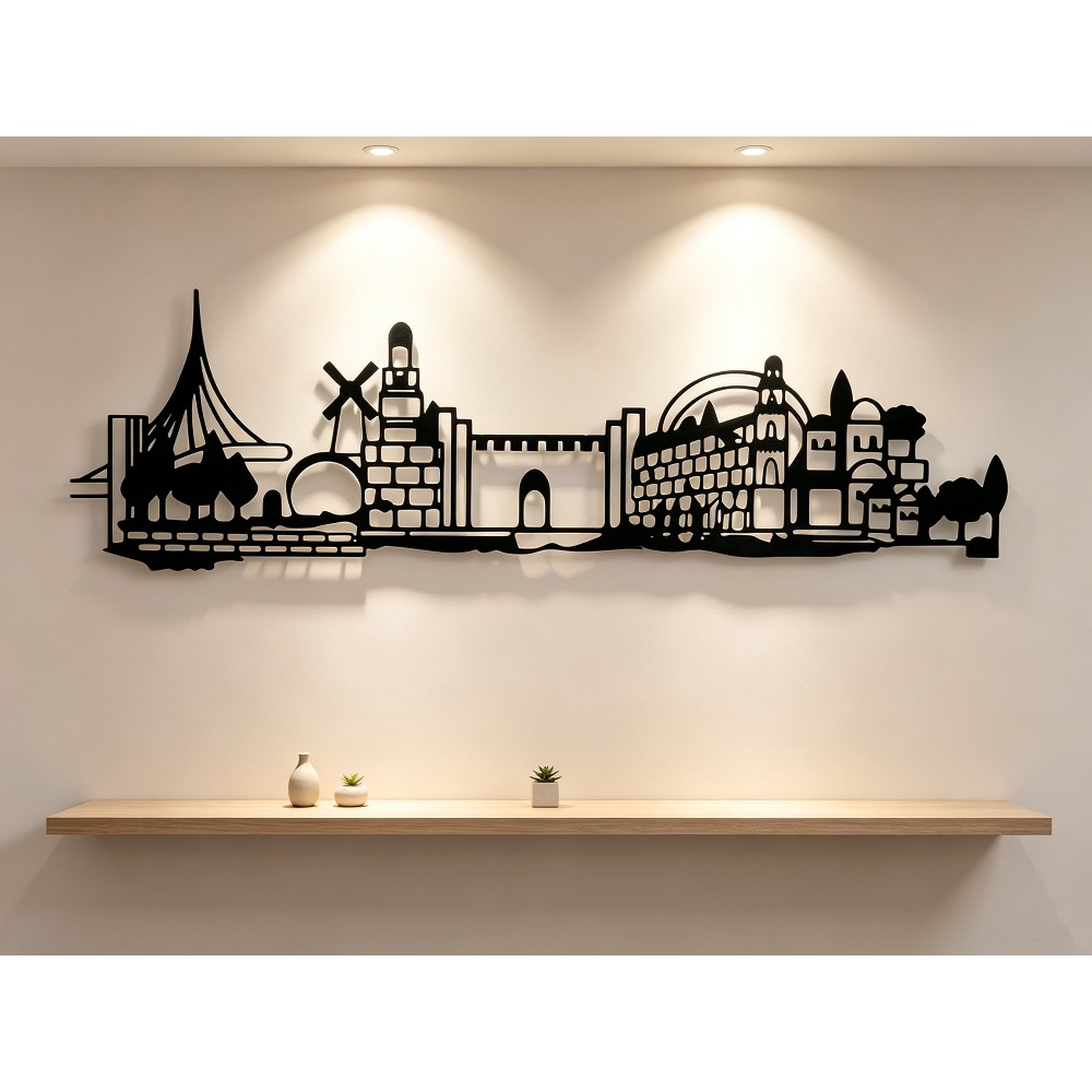 CIFBUY Arte de Pared Metálico, - Home & Bathroom Building Products Pte Ltd Reviews reseña y precio