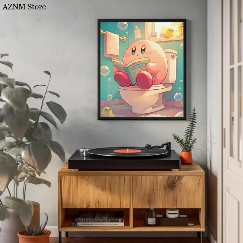 Póster de videojuego de dibujo - Home Bathroom Wall Art reseña y precio