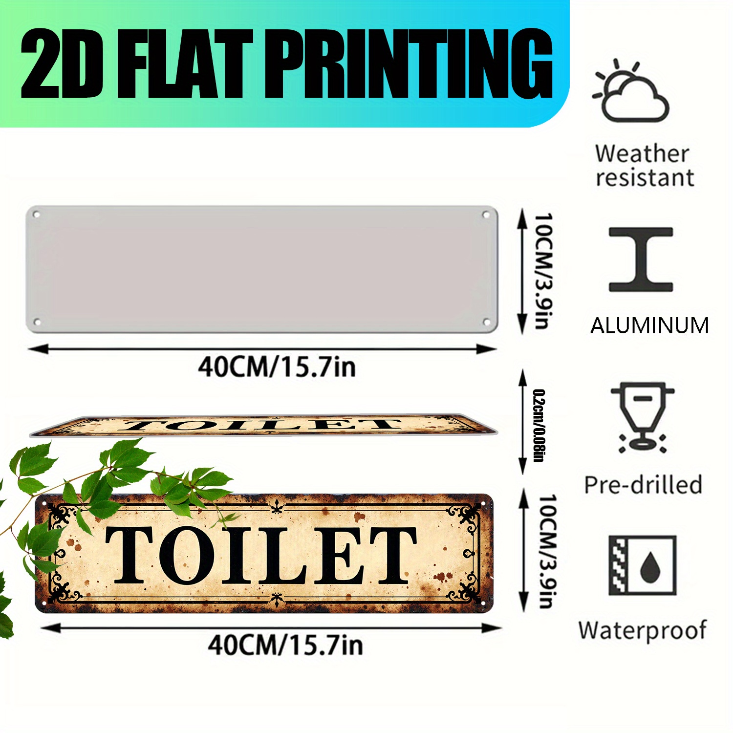 Letrero artístico de pared de  - Home Bathroom Wall Art reseña y precio