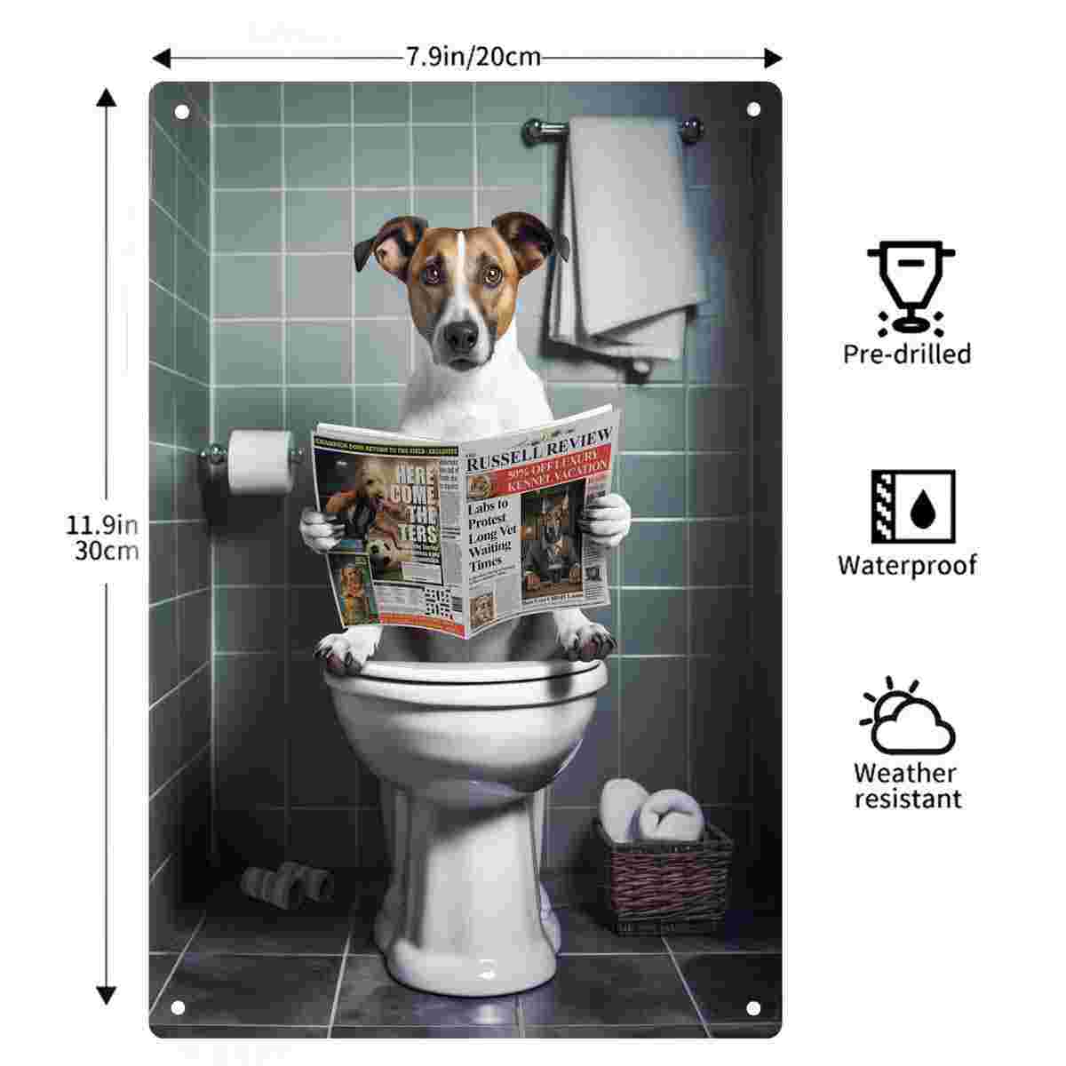 Cuadro Decorativo 2D Plano de  - Home Bathroom Wall Art reseña y precio