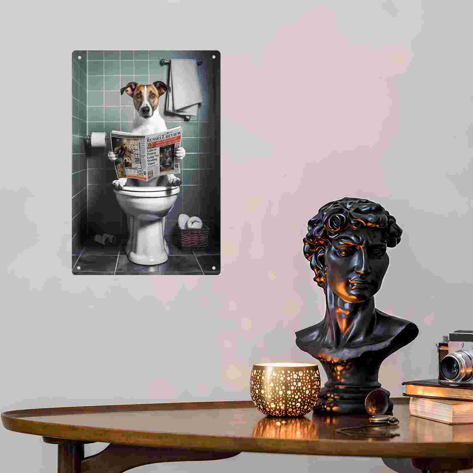 Cuadro Decorativo 2D Plano de  - Home Bathroom Wall Art reseña y precio