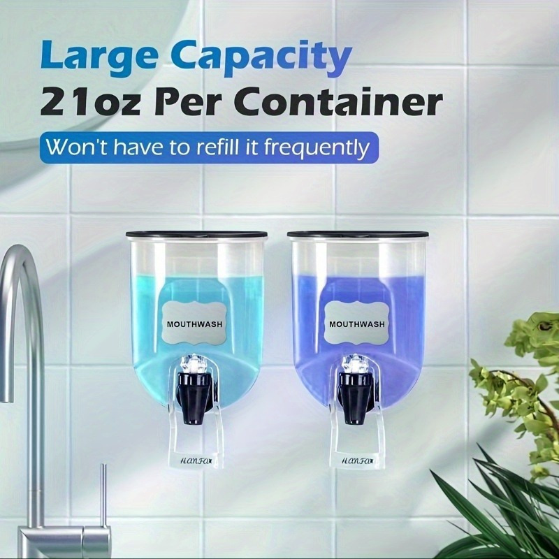 Dispensador de enjuague bucal  - Home Bathroom Gadgets reseña y precio