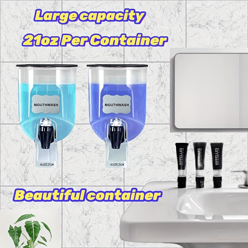 Dispensador de enjuague bucal  - Home Bathroom Gadgets reseña y precio