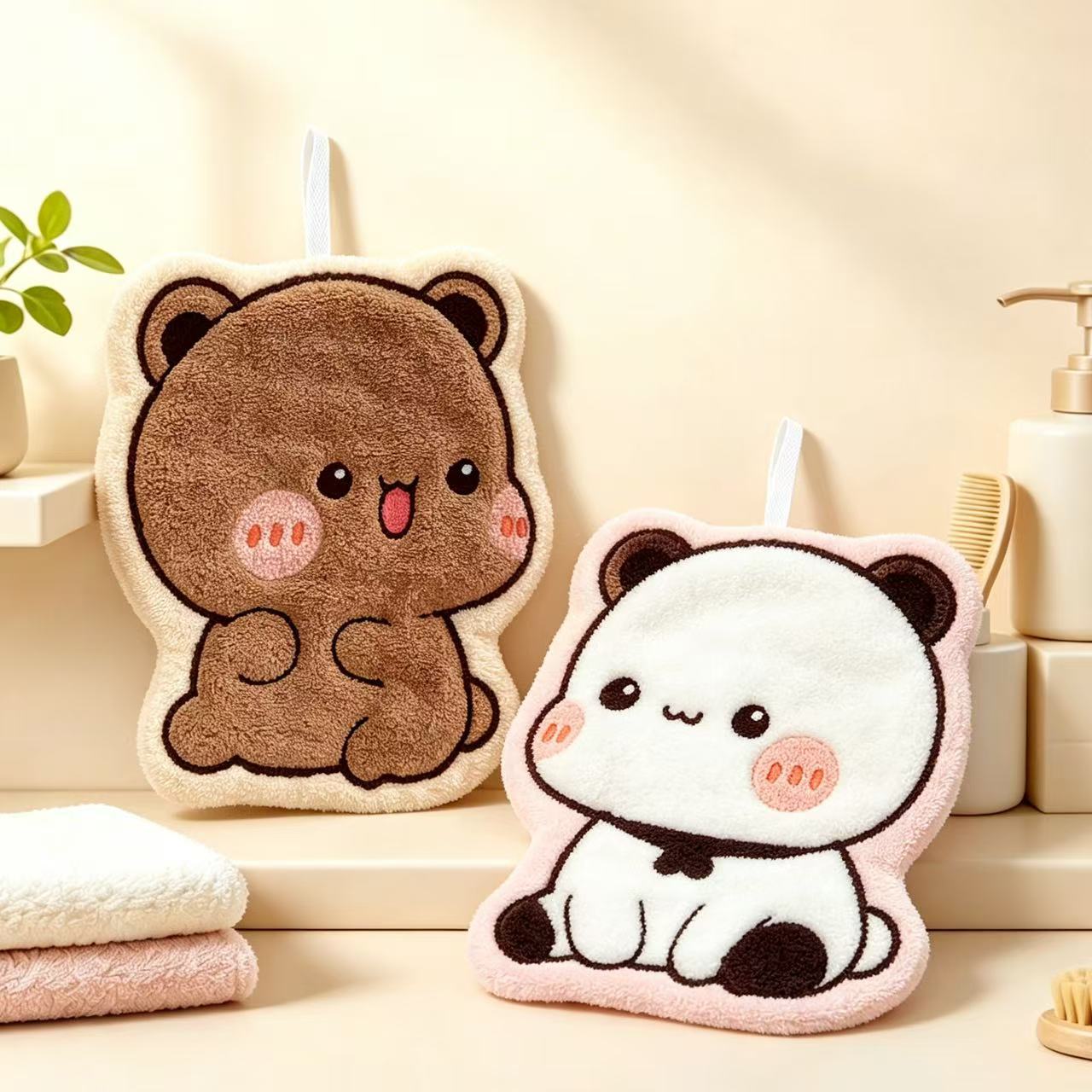 Toalla de mano con diseño de o - Home Bathroom Gadgets reseña y precio
