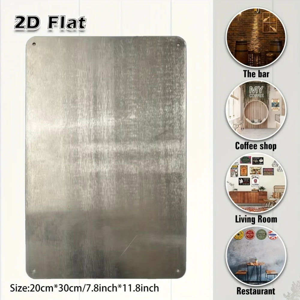 Arte de Pared Metálico 2D para - Home Bathroom Wall Art reseña y precio