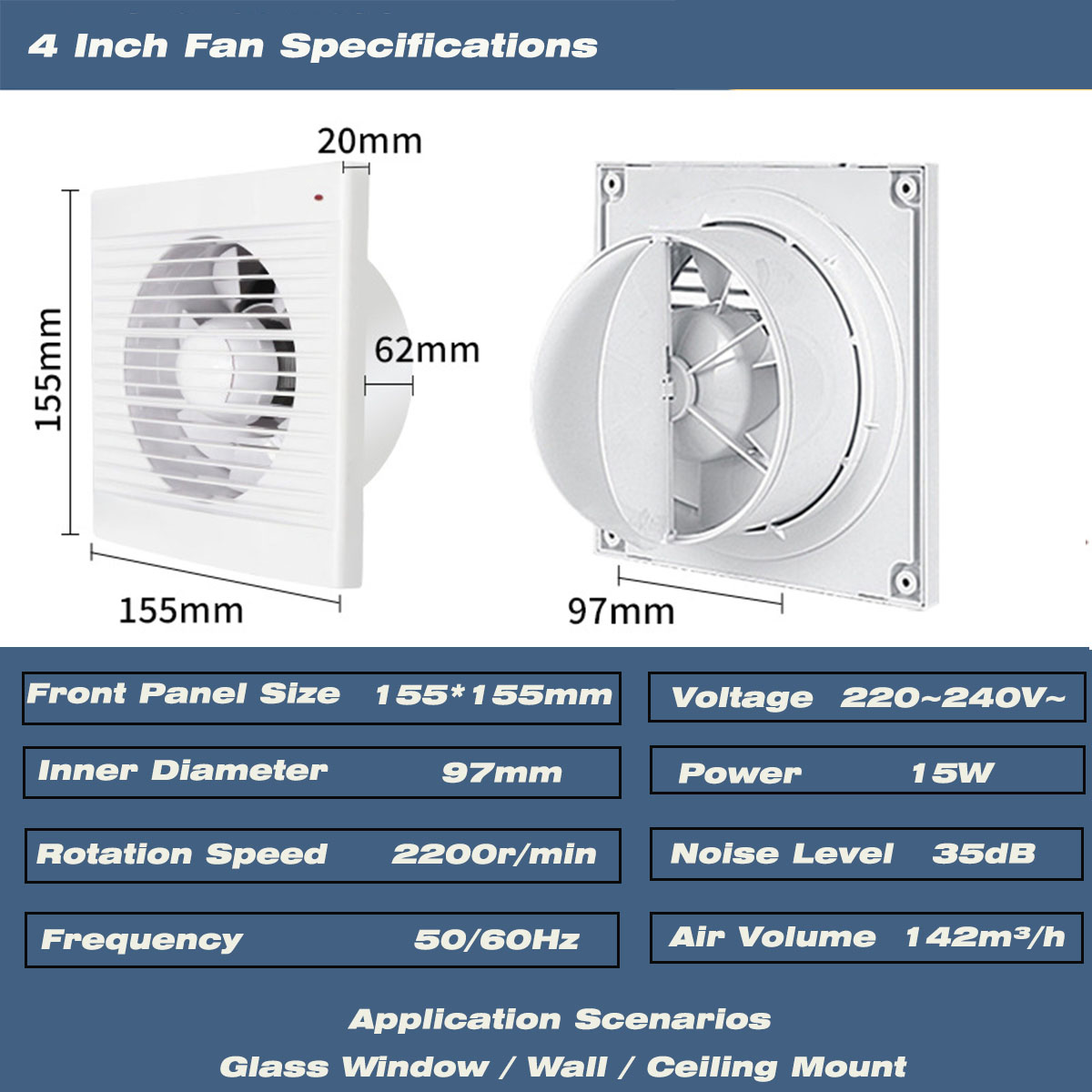 Ventilador Extractor Silencios - Home Bathroom Vent reseña y precio