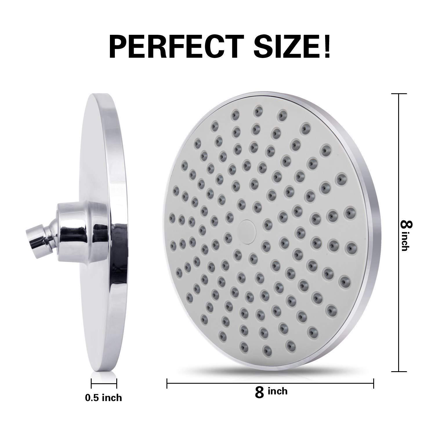 Cabezal de Ducha de Lluvia con - Home Bathroom Gadgets reseña y precio