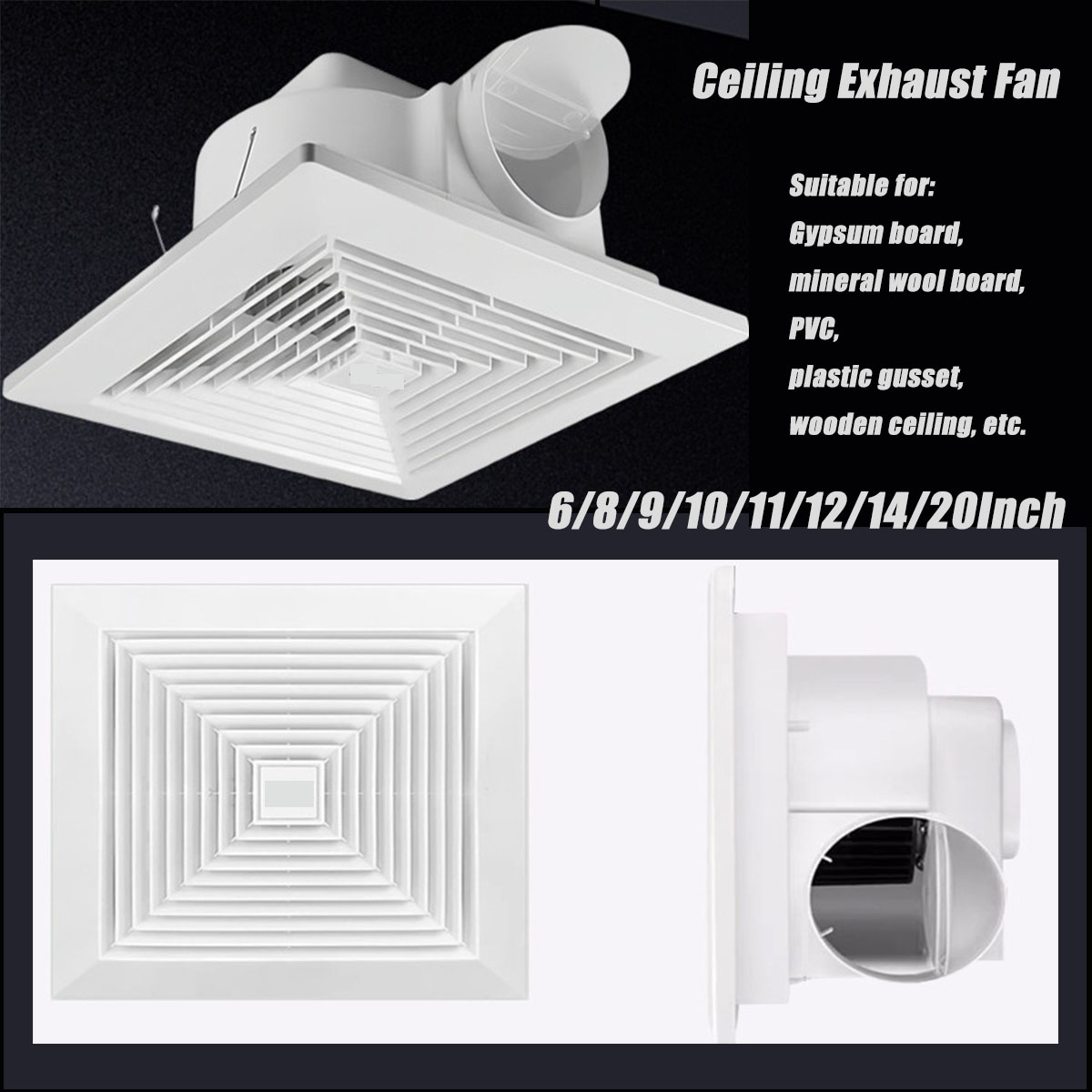 Ventilador de Extracción de Ai - Home Bathroom Vent reseña y precio