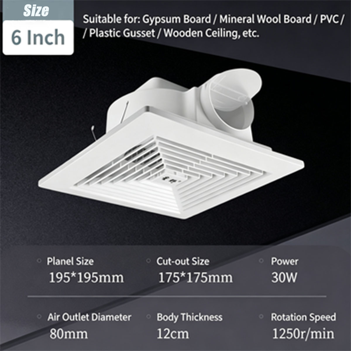 Ventilador de Extracción de Ai - Home Bathroom Vent reseña y precio