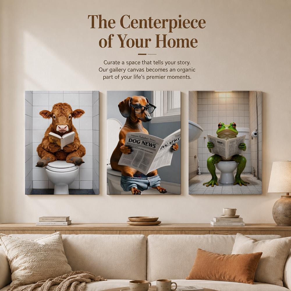 Cuadro Decorativo de Gato Leye - Home Bathroom Wall Art reseña y precio