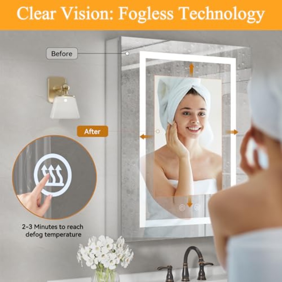 Armario de baño de aluminio co - Bathroom Cabinet Mirror reseña y precio