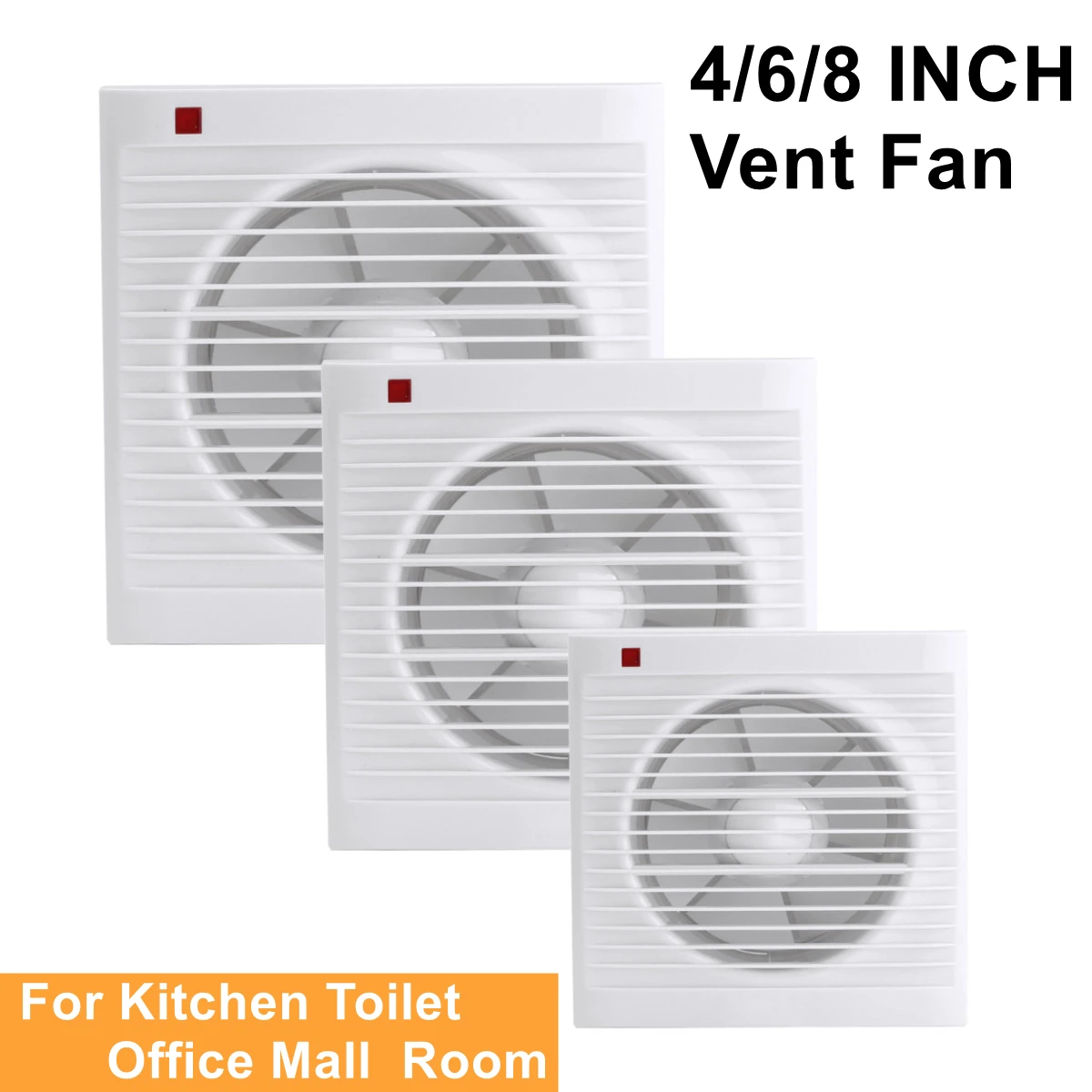 Extractor de baño silencioso,  - Home Bathroom Vent reseña y precio