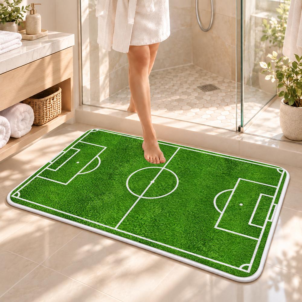 Alfombra de Franela con Diseño - Home Bathroom Layout reseña y precio