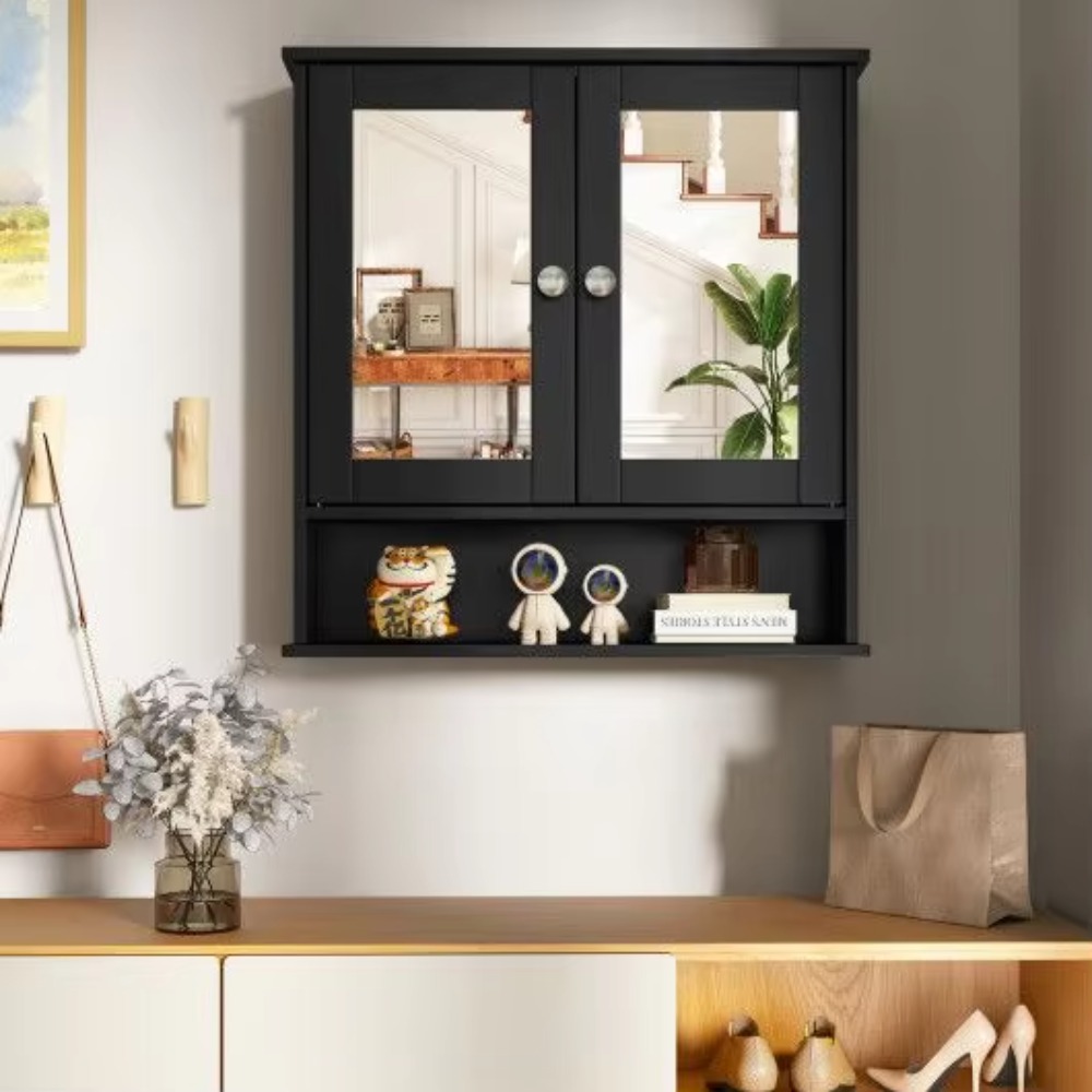 Organizador de Pared para Baño - Bathroom Cabinet Mirror reseña y precio