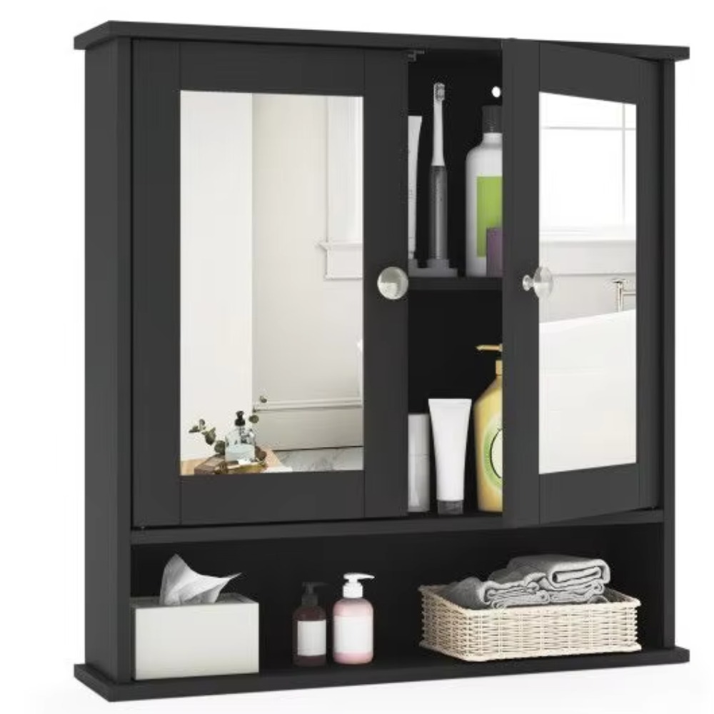 Organizador de Pared para Baño - Bathroom Cabinet Mirror reseña y precio